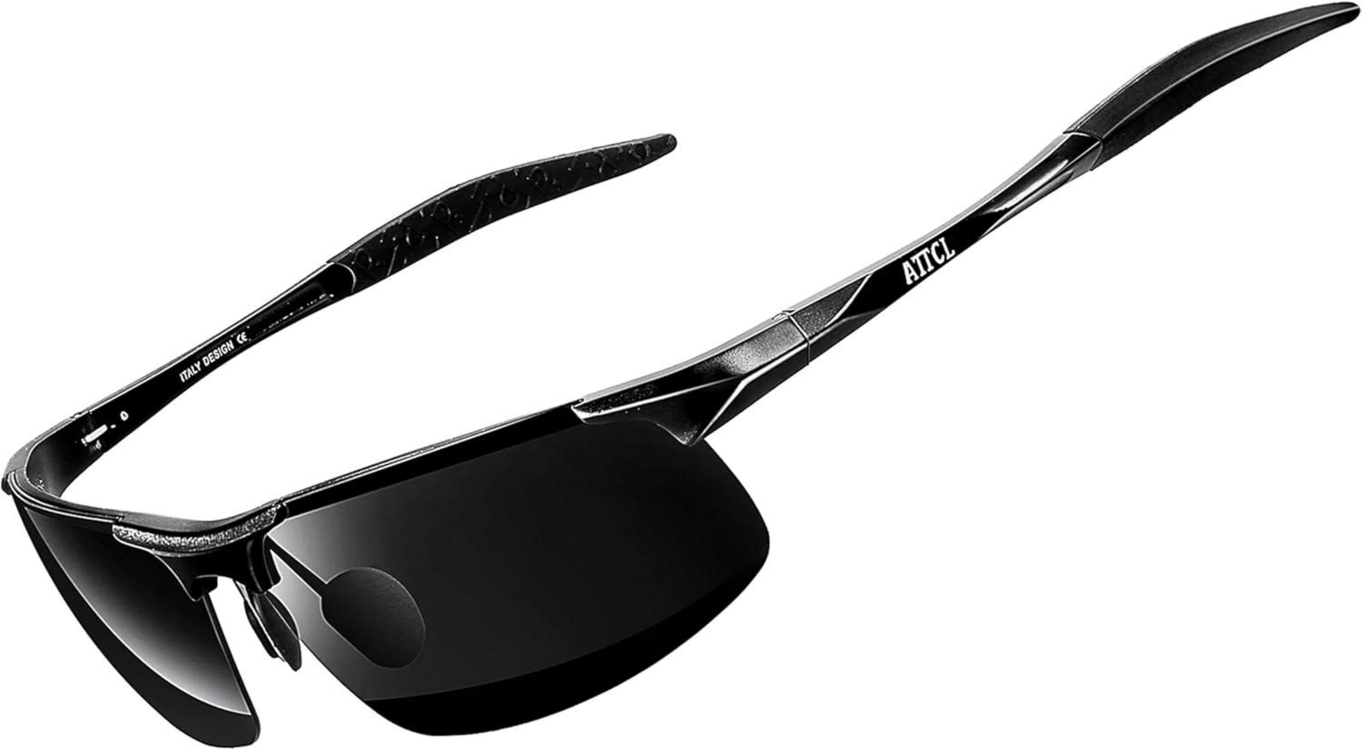 Polarisierte Sportbrille Metallrahmen UV400 Schutz Ultra leicht
