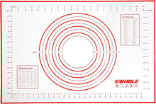 Silikon Backmatte Antihaft Rutschfest 60x40 cm mit Maßangaben