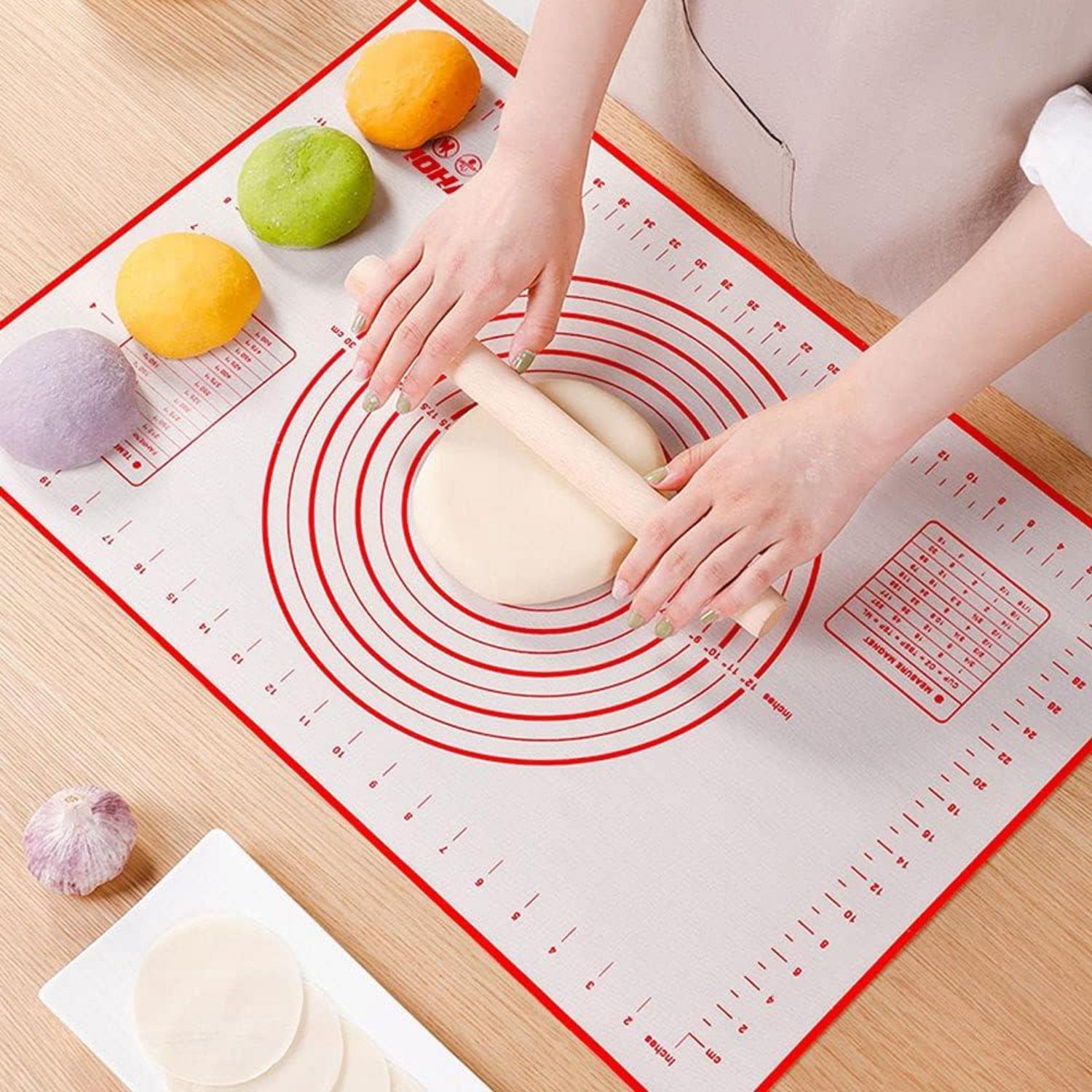 Silikon Backmatte 60 x 40 cm Wiederverwendbar Antihaft Rutschfest