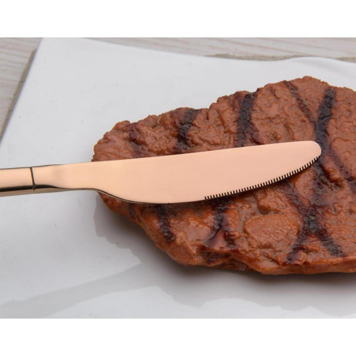 30-teiliges Besteckset Roségold, Service für 6 Personen, Edelstahl, spülmaschinenfest