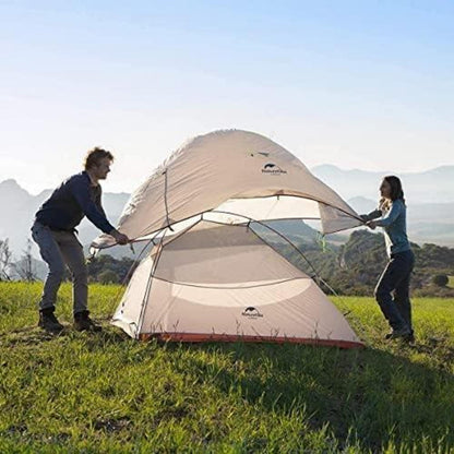 Ultraleichtes Campingzelt 2 Personen Wasserdicht 3-4 Saison Rucksack