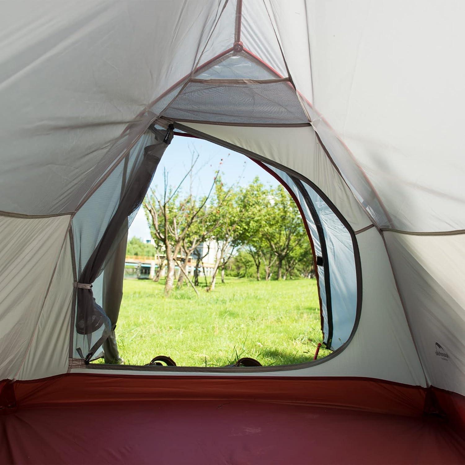 Ultraleichtes 2-Personen-Campingzelt für Rucksack Wandern 3-4 Saison