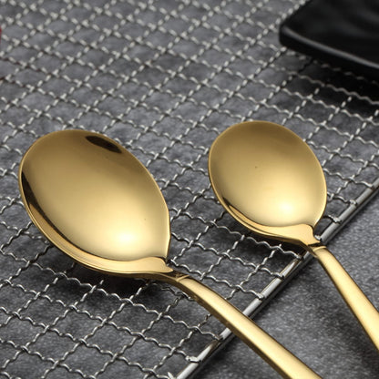 30-teiliges Titan vergoldetes Besteckset für 6 Personen