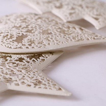 Metall Weihnachtsanhänger 6er Set - Weihnachtsdeko für