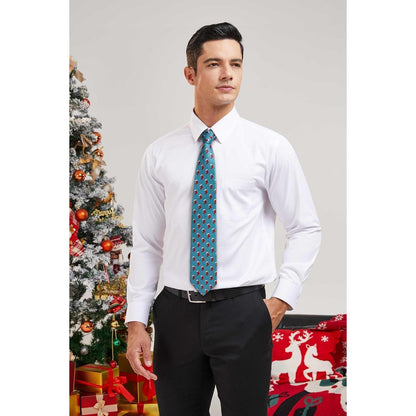 Herren Weihnachts Krawatte Taschentuch Set Xmas Party