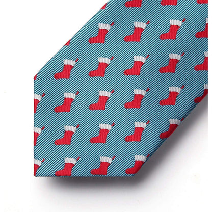 Herren Weihnachts Krawatte Taschentuch Set Xmas Party