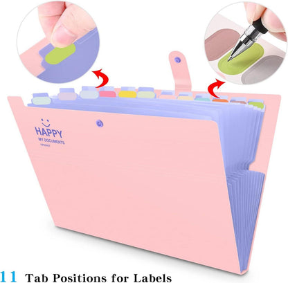 Yigou Dokumentenmappe A4 erweiterbar 12 Taschen Büro Ordner Organizer