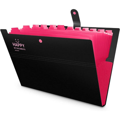 Fächermappe A4 12 Taschen Dokumentenmappe Erweiterbar