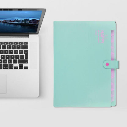 A4 Faechermappe Dokumentenmappe 12 Taschen Erweiterbar Organizer Rose