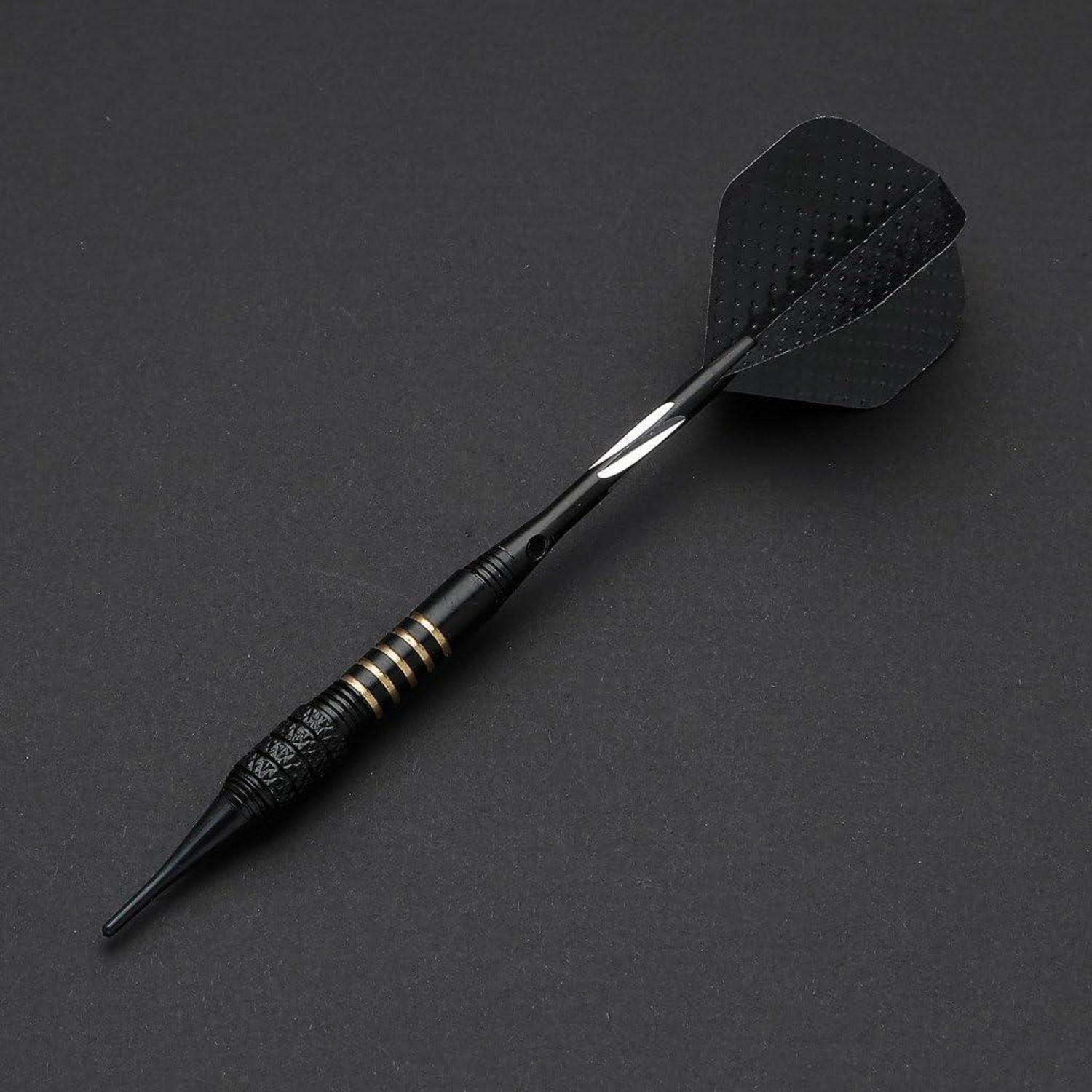 Soft Dartpfeile Set 3 Stück 18g Turnier Aluminium Schaft Case D17