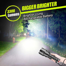 LED Taschenlampe Extrem Hell 3300 Lumen Camping Outdoor