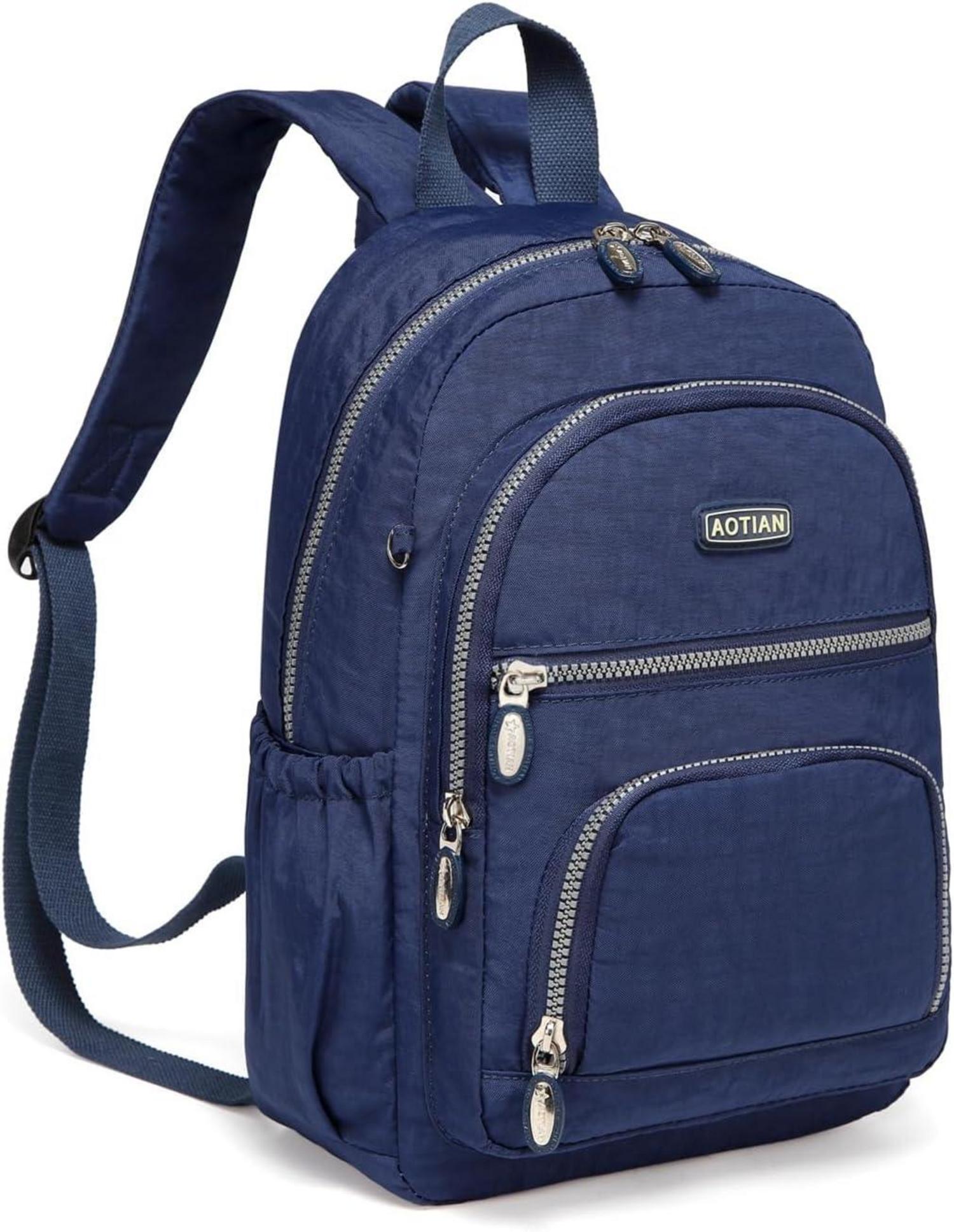 Leichter Damen Rucksack Nylon Daypack 9L Kapazität Blau
