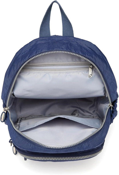 Frauen Rucksack Leicht Nylon Tagesrucksack City Pack 9L Blau