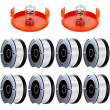 Rasentrimmer Spule kompatibel mit Black Decker 65mm 8 Stück