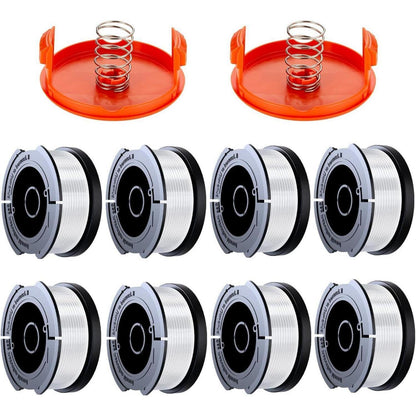 Rasentrimmer Spule kompatibel mit Black Decker 65mm 8 Stück