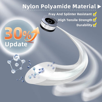 Rasentrimmer Spule kompatibel mit Black Decker 65mm 8 Stück