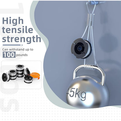 Rasentrimmer Spule kompatibel mit Black Decker 65mm 8 Stück