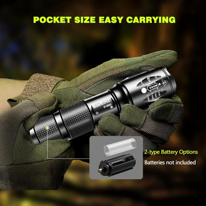 Taschenlampe LED Extrem Hell Tragbare Handlampe 2 Stück 2000 Lumen