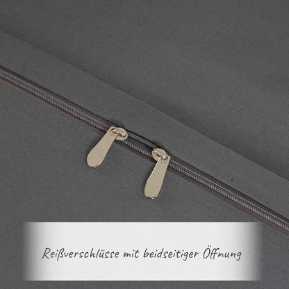 AYSW Bettwäsche Mikrofaser 1 Bettbezug 200x200cm + 2 Kopfkissenbezug 80x80cm Grau