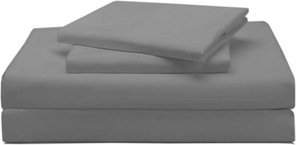 AYSW Gebürstete Microfaser Bettwäsche Set 200x200cm Grau - 2 Kissenbezug 80x80cm