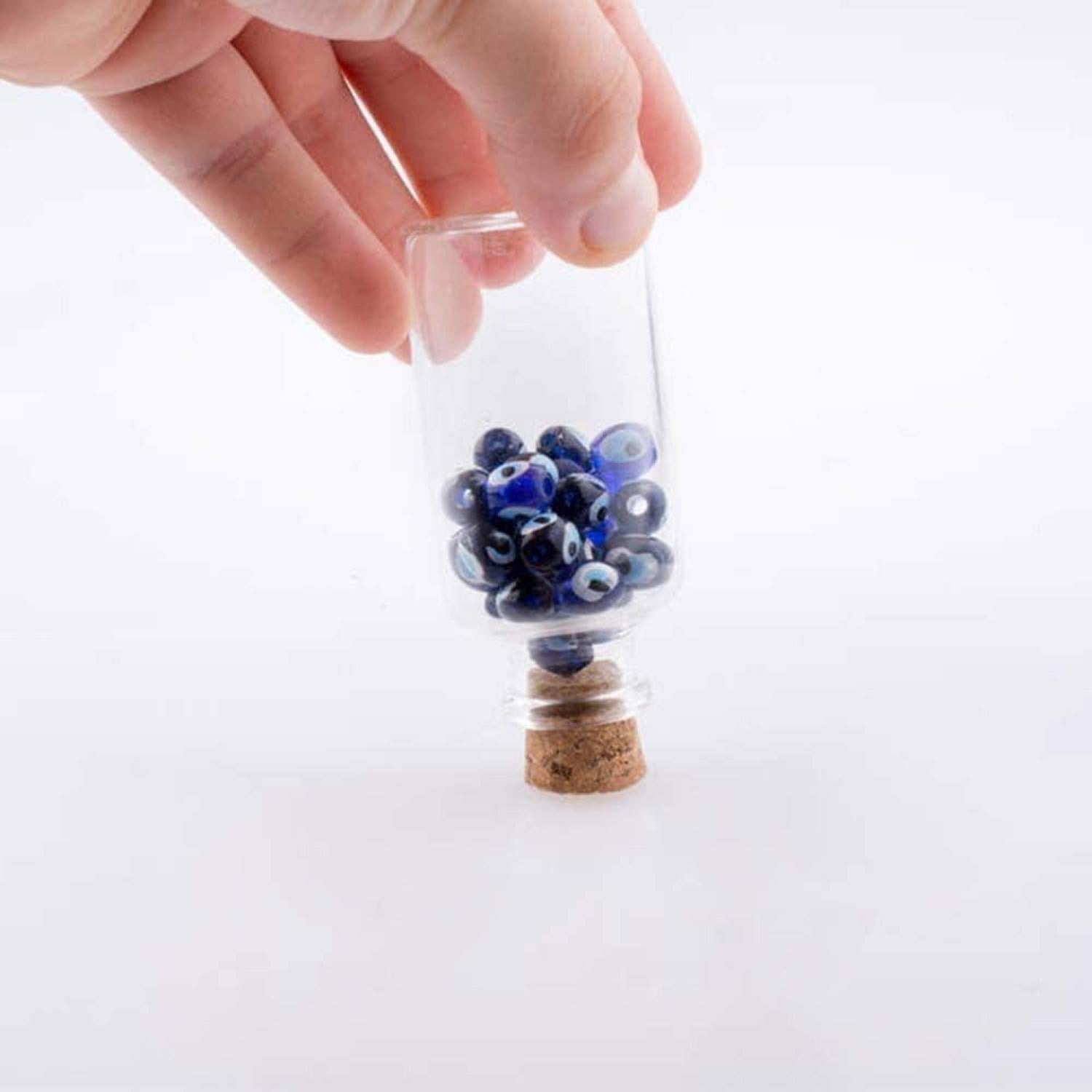 30 Stück 10 ml Mini Glasflaschen mit Korken 22x50mm