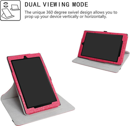 LiuShan Amazon Fire HD 10 hülle 360° Standfunktion Muster Tablet