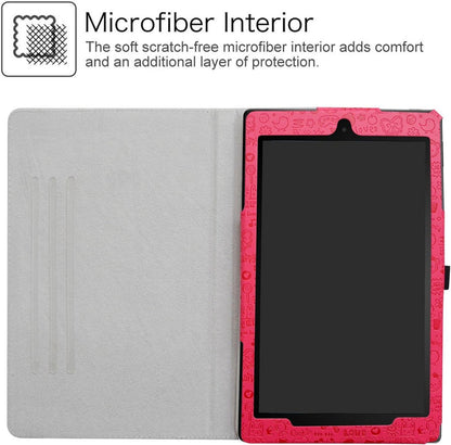 LiuShan Amazon Fire HD 10 360° Drehbare Standfunktion Hülle Pink