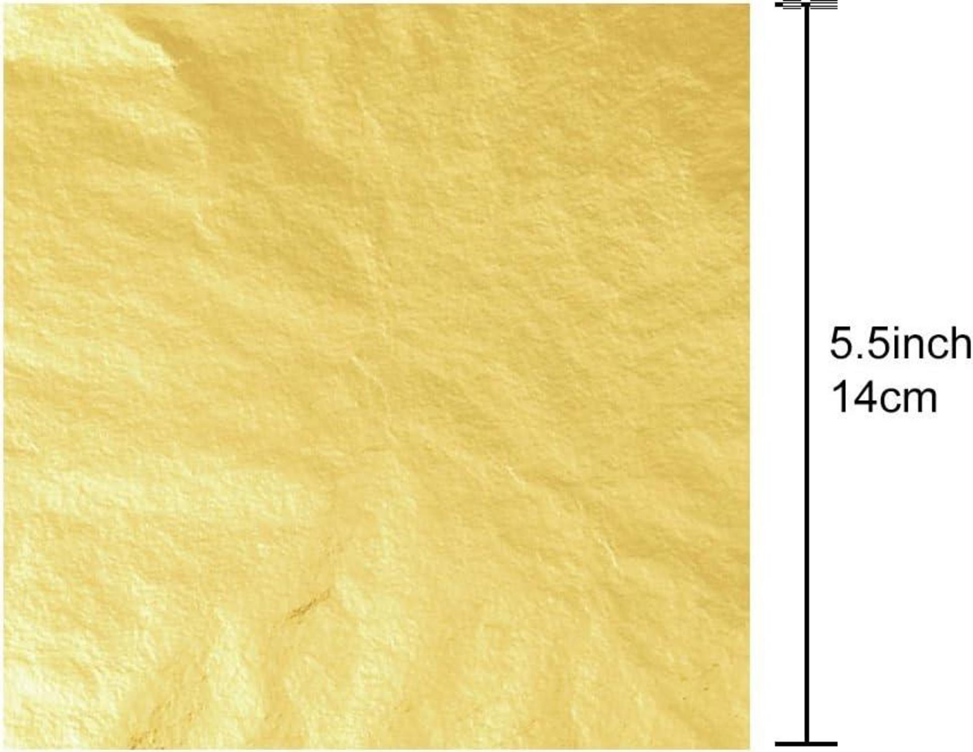 100 Blatt Blattgold Imitation Kunstprojekt Handwerk