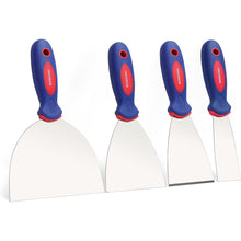 Maler Spachtel Set 4-teilig Edelstahl Kunststoffgriff 38mm