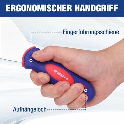 Maler Spachtel Set 4-teilig Edelstahl Kunststoffgriff 38mm