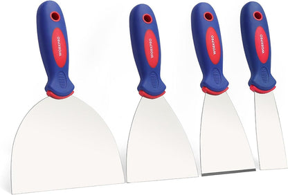 Profi Malerspachtel Set rostfreiem Edelstahl Kunststoffgriff 4-teilig