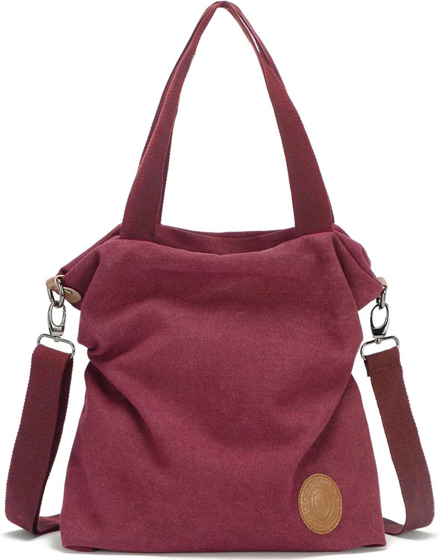 Canvas Umhängetasche Damen große Kapazität lässiger Stil