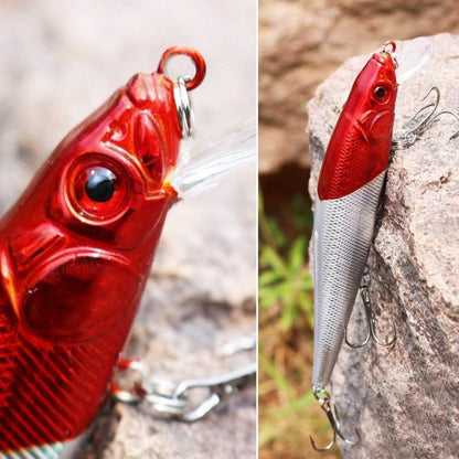 Sougayilang Minnow Crankbait mit Treble Haken 100 Stück