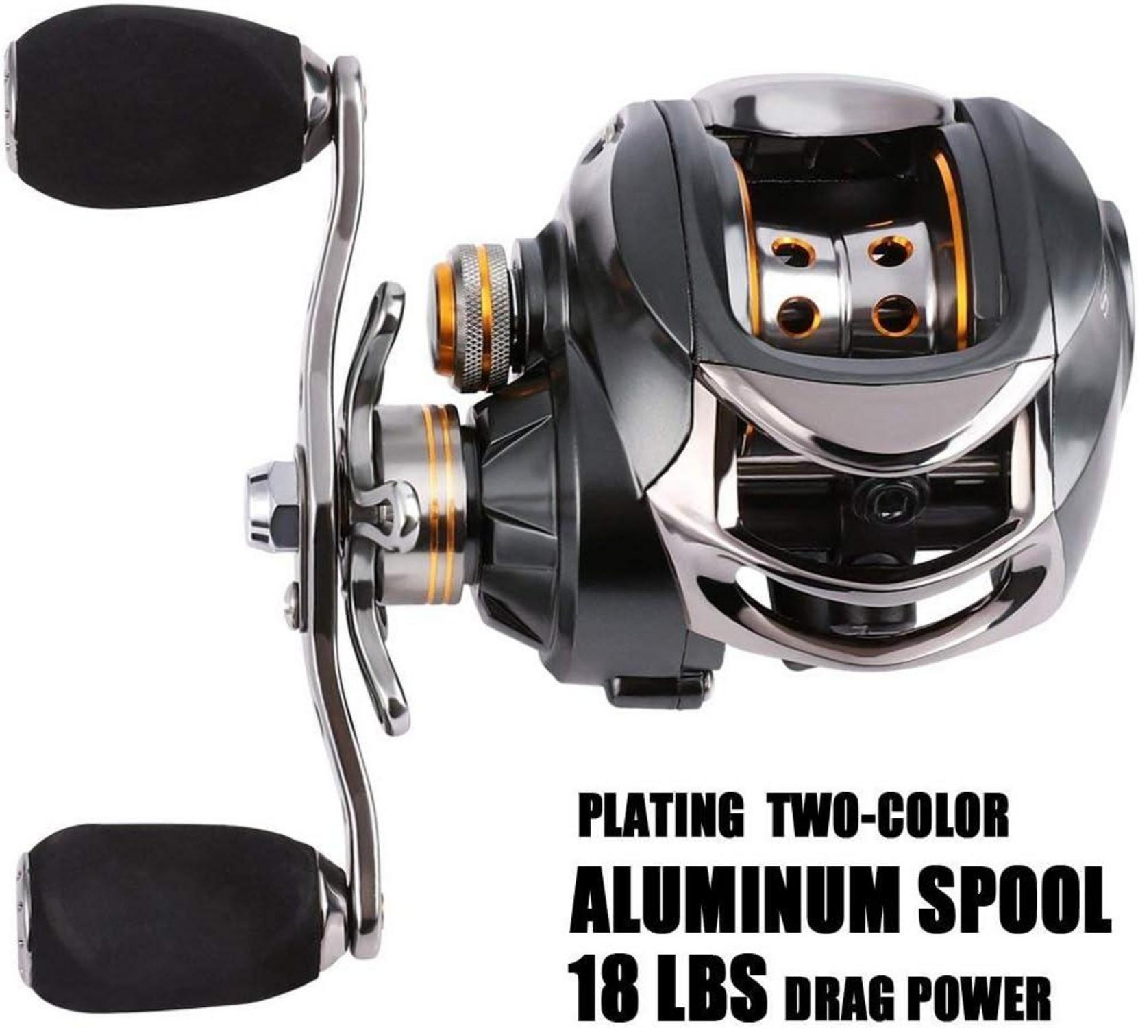 Sougayilang Baitcast-Rolle 12 Kugellager 8,2 kg Druck 11+1BB