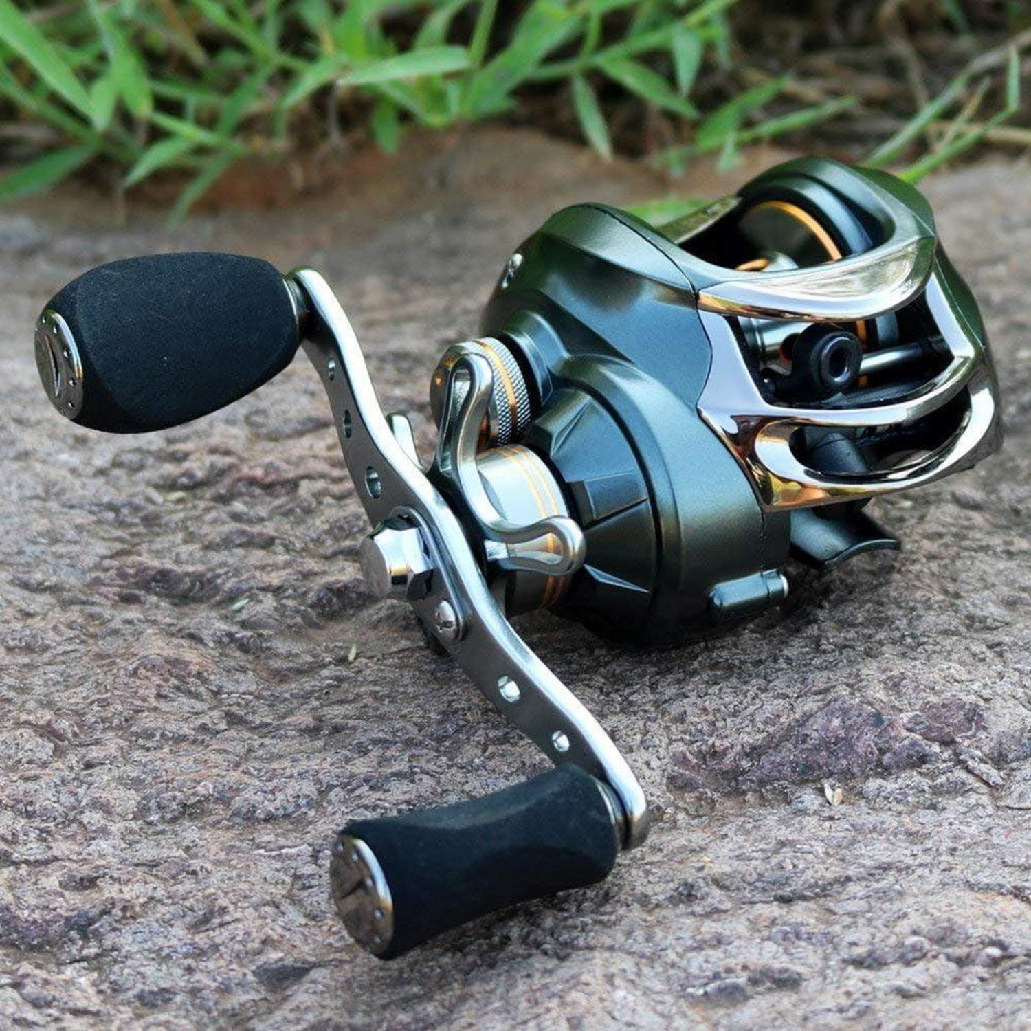 Baitcast-Rolle 12 Kugellager 8,2 kg Drag Doppelbremsen Angelrolle