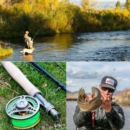 Sougayilang Lightweight Fly Fishing Combo Starter Kit Golden
