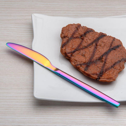 Besteckset Regenbogen 30 Teile für 6 Personen, Edelstahl, Spülmaschinenfest