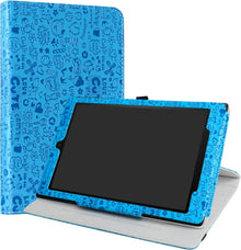 LiuShan Fire HD 10 360° Rotierende Standfunktion hülle Blau