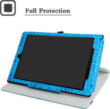 LiuShan Amazon Fire HD 10 Rotierende Standhülle Blau