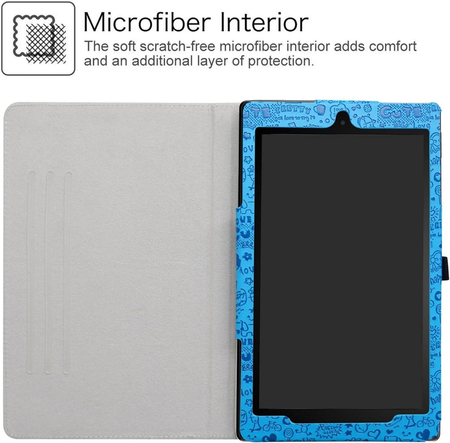 LiuShan Fire HD 10 Schutzhülle mit Standfunktion Blau
