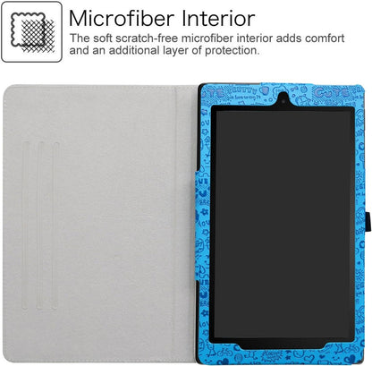 LiuShan Fire HD 10 Schutzhülle mit Standfunktion Blau