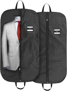 Kleidersack Schwarz Polyester Kleiderhülle Aufbewahrung 110x60cm