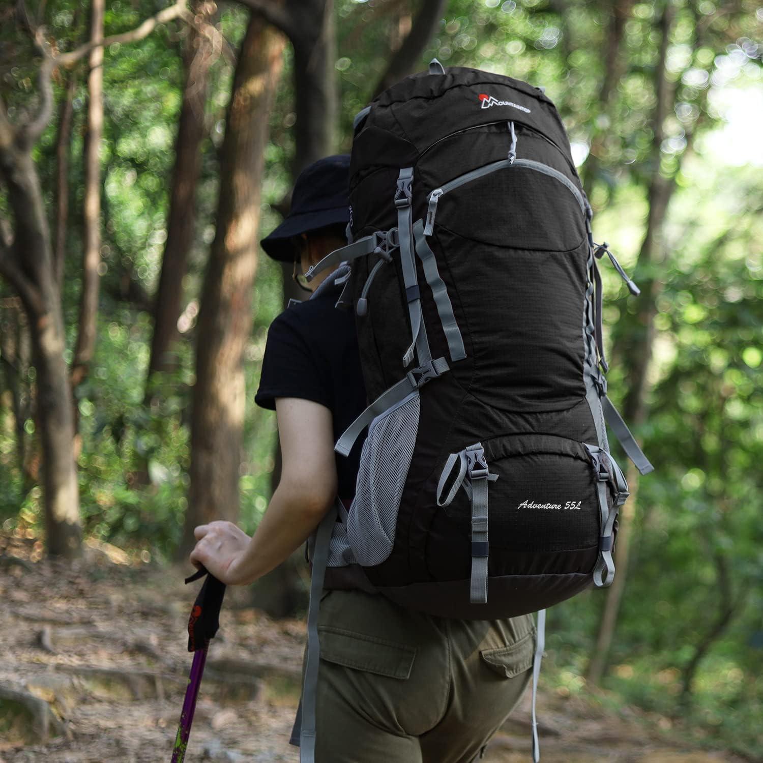 Trekkingrucksack 55L mit Innenrahmen - Outdoor Rucksack für