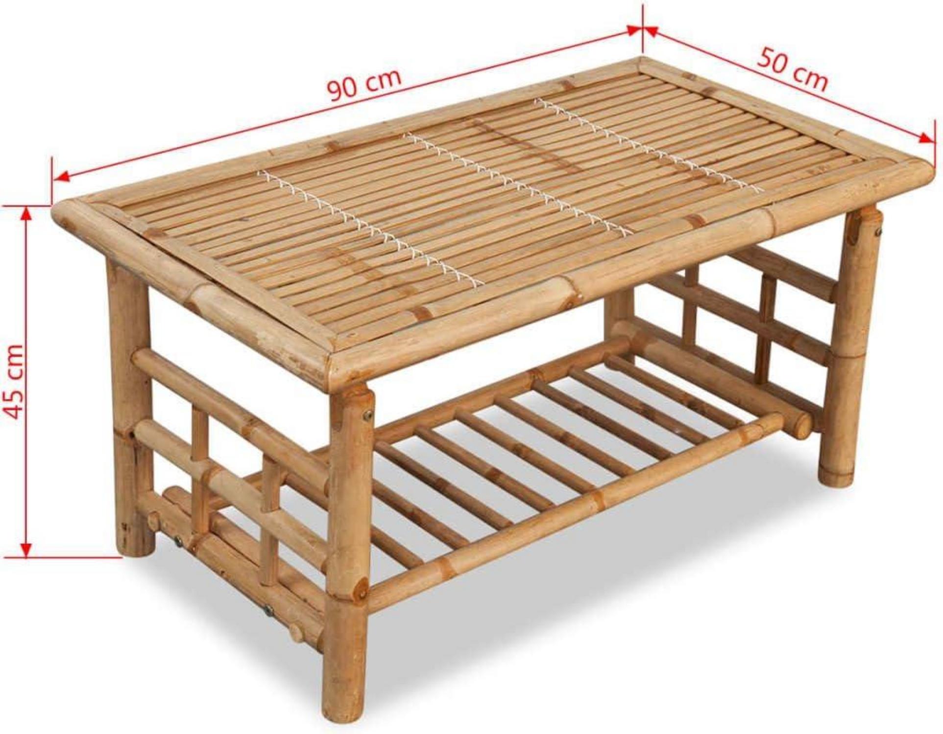 Gartenmöbel-Set 12-tlg. Bambus Gartengarnitur Sitzgruppe