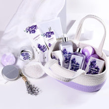 Wellness Geschenkset Lavendel 11 tlg. Spa Geschenk für