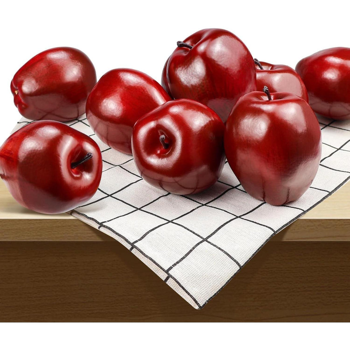 Künstliche Äpfel Rot 6 Stück Deko Früchte