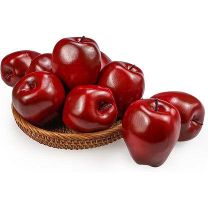 Künstliche Äpfel Rot 6 Stück Deko Früchte