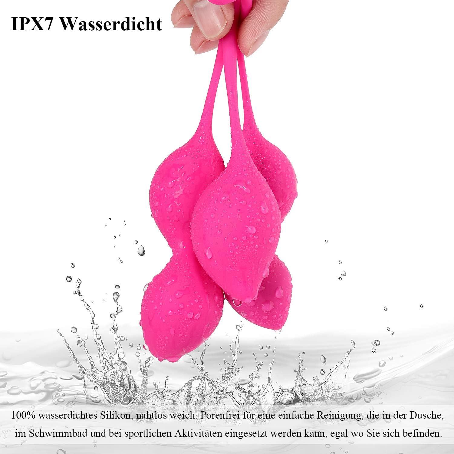 Liebeskugeln Beckenboden Training Silikon Kegel Balls 3er Set