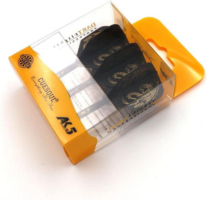 CUESOUL ROST Personalisierte Dart Flights S/M/L Schwarz Drachen 3er-Set
