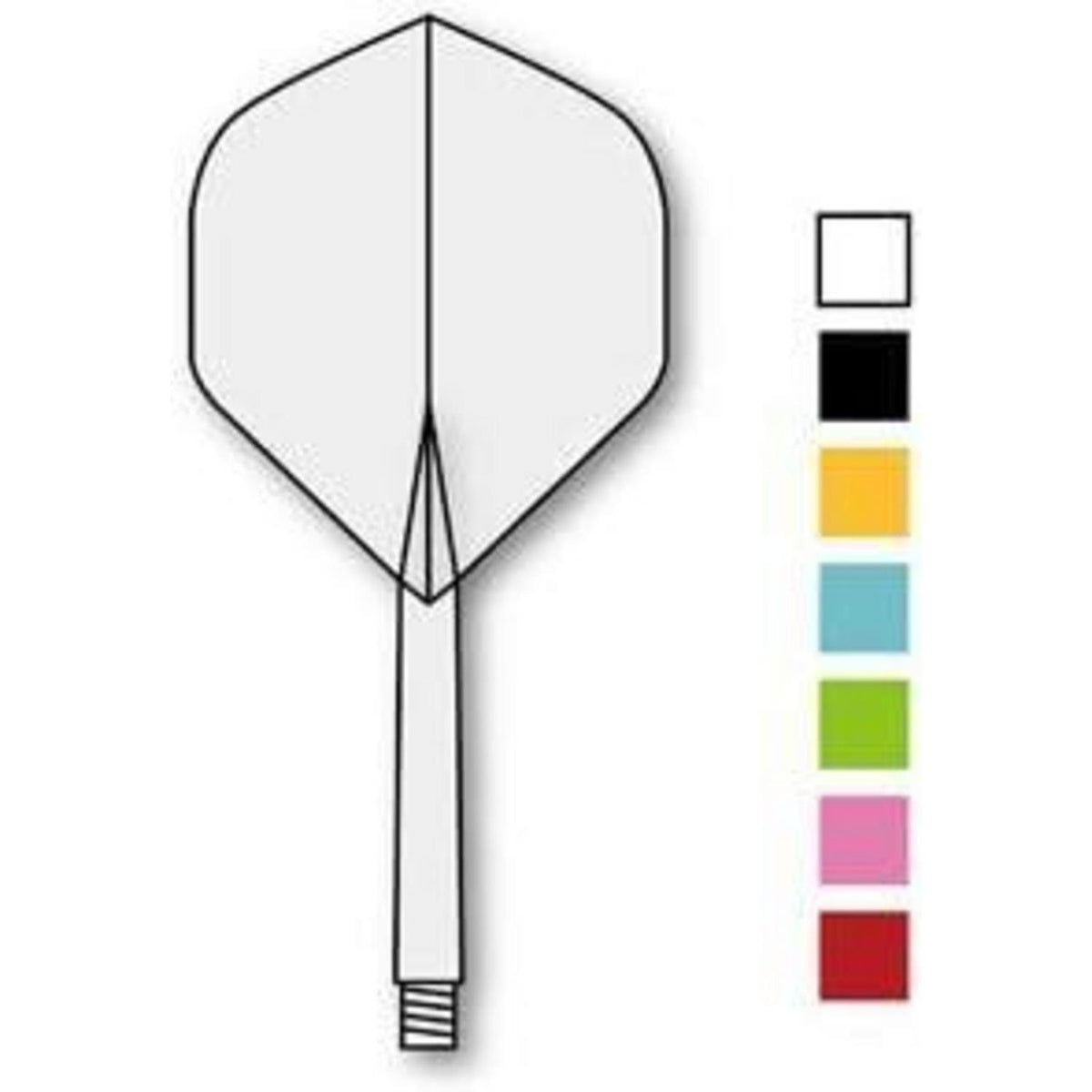 Personalisierte Dart Schäfte & Flights Set – Schwarz M